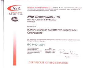 Click to view certificate